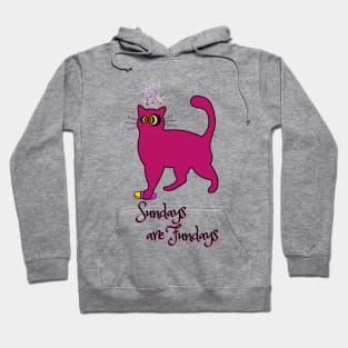 Sundays are Fundays - Catsondrugs.com Techno Party Ibiza Rave Dance Underground Festival Spring Break  Berlin Good Vibes Trance Dance technofashion technomusic housemusic Hoodie